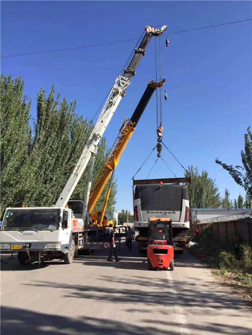 临汾市港口集装箱搬运案例